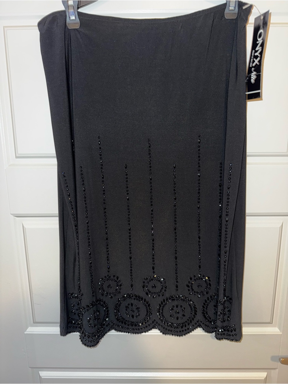 Black Beaded Skirt